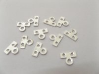1000 Silver 2-Strand Connector End Bars Jewellery Finding