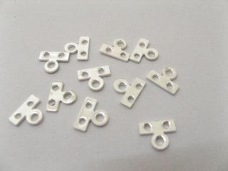 1000 Silver 2-Strand Connector End Bars Jewellery Finding