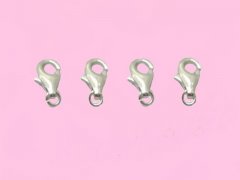10pcs 925.Silver Plated Jewelry Lobster Claw Clasp 5.5X9.5mm 10pcs 925.Silver Plated Jewelry Lobster Claw Clasp 5.5X9.5mm