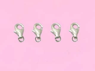 (image for) 10pcs 925.Silver Plated Jewelry Lobster Claw Clasp 5.5X9.5mm