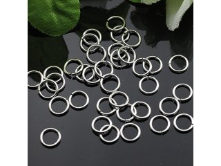 1500 Silver Jewelry Jump Ring Jumprings 8mm Finding