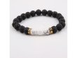 5X New Healing Bead Yoga Bracelet with 3 White Beads (image for) 5X New Healing Bead Yoga Bracelet with 3 White Beads