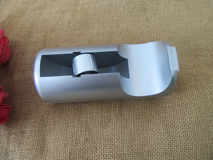 1Pc Silver Color Tape Cutter Dispenser Home Office School Use - Click Image to Close