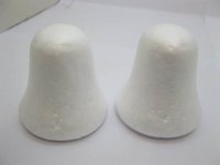 100Pc Polystyrene Foam Christmas Bell Decoration Craft DIY 63MM