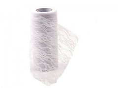 2Roll X 10Yds White Lace Tulle Roll Spool DIY Wedding 2Roll X 10Yds White Lace Tulle Roll Spool DIY Wedding