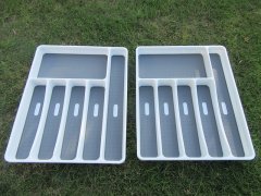 1X Cutlery Tray Utensil Drawer Insert Kitchen Organizer Divider