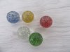 100 Funny Shiny Glitter Rubber Bouncing Balls 25mm Dia.