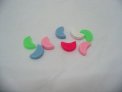 930Pcs 2-strands Moon Resin Beads