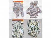 10 Paper Skeleton Skull Scary Mummy Scary Decorative Toy