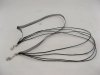 100 Black Multi-stranded Waxen & Ribbon for necklace 100 Black Multi-stranded Waxen & Ribbon for necklace