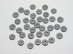 1000 Hematite Donut Beads 8.5mm Dia. 1000 Hematite Donut Beads 8.5mm Dia.
