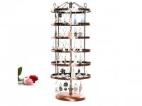 1X Copper Revolving 6-Layer Earring Display Rack-144 pairs
