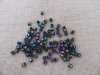 1600 Black Alphabet Letter Cube Beads 6x6mm