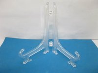4x10 Clear Plate Display Holders Dish Rack 10.5cm