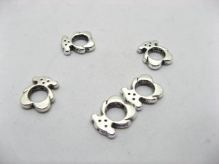 200 Alloy Bear Shaped Bead Frame Finding ac-sp563