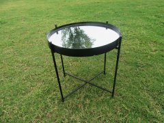 1X Fashion Round Mirror With Display 40cm Dia 1X Fashion Round Mirror With Display 40cm Dia