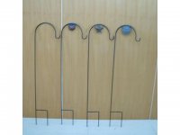 6X Garden Sheperd Hook Hanging Stand Multi Functional Metal Hook