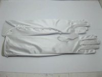 1Pair Wedding Dress Bridal Gloves Irregular Edge 37cm