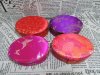 4X New SILK Embroidered Broche Multi-purpose Jewellery Ring Box