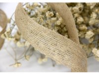 100Meters Burlap Rope Ribbon Hemp Cord for Gift Wrapping
