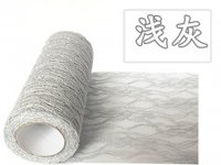 4Roll X 10Yds Grey Lace Tulle Roll Spool DIY Wedding 4Roll X 10Yds Grey Lace Tulle Roll Spool DIY Wedding