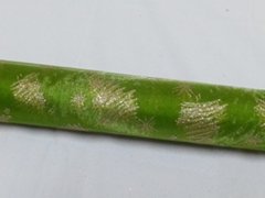 4x1Roll Green Tree Organza Ribbon 49cm Wide for Craft