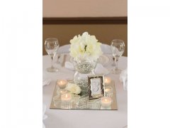 4Pcs Mirror Base Wedding Table Centrepiece 22cm Wall Decor 4Pcs Mirror Base Wedding Table Centrepiece 22cm Wall Decor