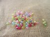 500Grams (1850Pcs) Plastic Round Facted Beads Mixed Color 8mm