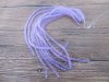10Strand x 90Pcs Light Purple Rondelle Faceted Crystal Beads 6mm
