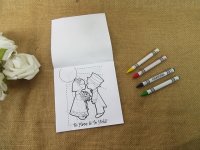 12Sets Wedding Day Fun Event Coloring Book Activity Set Art