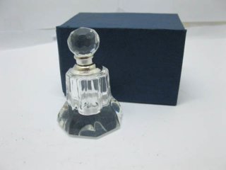 10Pc New ART Crystal Glass Perfume Bottle 65mm HIGH