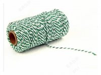 2x100Yards Green White Cotton Bakers Twine String Cord Rope Craf