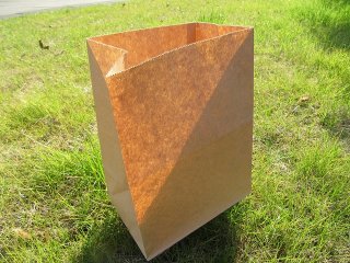 50Pcs Kraft Paper Bag Party Lolly Bag Checkout Bag 25x19x13.5cm
