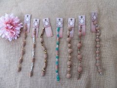 12Strand Lampwork Cork Etc Beads Unfinished Bracelet Jewellery