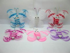 24 Beautiful Butterfly Glitter Stocking Craft 115x140mm