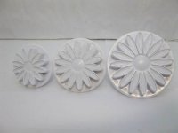1Set X 3Pcs Sunflower Plunger Cutter Cake Decorating