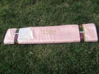 1Roll x 25Yards Pink DIY Polyester Cloth Craft Wedding Party