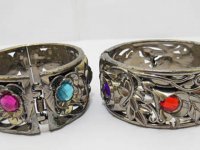 12X New Victorian Flower Bracelets Bangle 35mm Wide