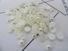 1000Pcs Ivory 8mm Semi Simulated Pearl Bead Flatback 1000Pcs Ivory 8mm Semi Simulated Pearl Bead Flatback