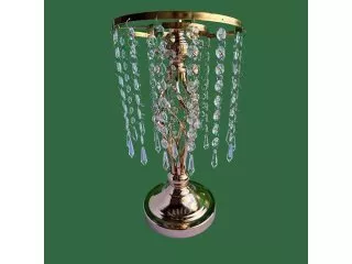 1Set Crystal Table Chandelier Candlestick Wedding Flower Vase 40