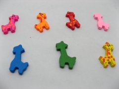 300Pcs Colourful Giraffe Wooden Beads Mixed Color 300Pcs Colourful Giraffe Wooden Beads Mixed Color