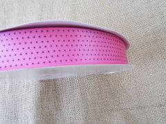 1Roll x 100Yard Hot Pink Fuschia Polka Dotted Satin Ribbon 25mm 1Roll x 100Yard Hot Pink Fuschia Polka Dotted Satin Ribbon 25mm