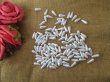 250g (615Pcs) White Teardrop Simulate Pearl Beads Loose Beads