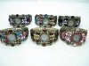 1X Colorful Lady Jewellery Bangle Bracelet Cuff Watch - Phoenix