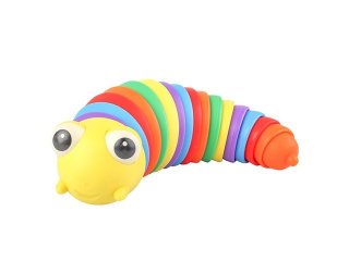 5Pc Funny Flexible Stress Relief Catterpillar Sensory Fidget Toy