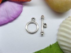 50sets Metal Smooth Circle Toggle Clasp yw-ac-tc73 50sets Metal Smooth Circle Toggle Clasp yw-ac-tc73