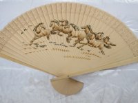 1Pc Wooden Sandal Fans Fragrance Scent 66cm For Decoration
