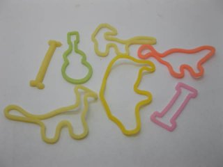 5Bag X 144Pcs New Silly Bands Bandz Assorted