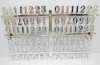60Set X 15Pcs Silver Arabic Clock Repair Numbers 15mm 60Set X 15Pcs Silver Arabic Clock Repair Numbers 15mm