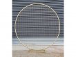 1X Golden Heavy Duty Base Large Circular Wedding Garden Arch 200